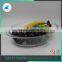Factory Price Customized Sizes Clear Glass Salad Bowl Glass Plate Set