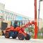 Solar construction machine, sheet pile driver machine, screw pile driver for sale