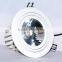 Round design with rotation and gimbal housing 20W 30w dimmable led downlight ajustable led downlights black