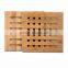 2-pack Lattice Bamboo Wooden Trivet Pot Pan Insulation Mat