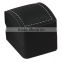 Customized 2016 luxury leather foam inserts jewelry ring box