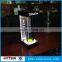 750 ML Led wine exhibit display acrylic wine bottle holder