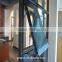 Building materials aluminum frame glass curtain wall with operable window