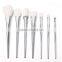 White Professional beauty needs soft hair makeup brushes set