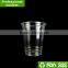 pet cup 12oz disposable recycled plastic tea cup