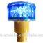 yellow solar led strobe warning light
