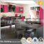 Romantic pink lacquer modern Hot Sale Kitchen Design/kitchen cabinets