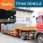 TITAN tri axel transport 40 ton 60-ton low bed semi-trailer with hydraulic ramp