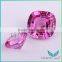 Wholesales ruby corundum free sample 5# pagoda-shaped rose ruby corundum stone