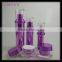 new fancy plastic acrylic round cosmetic bottle and jars ,cosmetic jars and bottles
