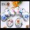 Chrome free standing round makeup cosmetic mirror professional