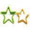 Silicone Material mini star shape egg mold with two items