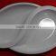 Malaysia Made 8 Shape Pure Melamine Two Compartment plate