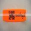 color change silicone rubber id bracelet/qr code id print band