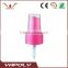 color fine mist perfume sprayer pump