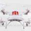 Four-axis aircraft four rotor flying saucer six-axis tricher instrument remote control UAV children's toys a key return