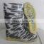 Fanshion women rain boots pvc rain shoes transparent