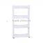 Multi-purpose Removable 4-layer Plastic Bathroom Shelf Crevice Gap Commodity Shelf