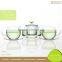 Unique Microwavable Newest Design Modern Pyrex Glass Modern Tea Set