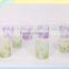 decorative glass candle holder with sandy