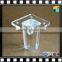 Hot sell clear plastic furniture legs popular design acrylic table legs cheap fancy PMMA sofa leg from china manufacturer