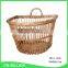 Vintage decorative wicker woven hanging basket for storage