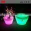 LED illuminated flower pots and planter with RGB LED lighting GD119