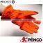 fire retardant safety hand protected safe product fireman firefighter security red cowhide on palm glove