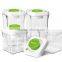 food grade BPA free plastic clear food container safe food box with sealed lid