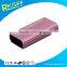 Painting pink USB cover is die casting USB part