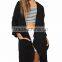 Women Chiffon Long Sleeve Coat Waterfall Trench Cape Tops Midi Cardigan Jacket