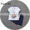 2017 high quality baby clothes style baby boy clothing summer casual clothes boy pants t shirt set
