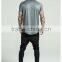 2016 Fashion Design Mens Baseball Jersery 1/4 Zipper Pullover Jersey Top Raglan Short Sleeve Curved Hem T Shirt Jersey