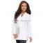 Chinese Factory Customized Lab Coat for Doctors Hospital Workwear White Nurse Uniforms