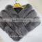 high-grade winer women fur coat real Sliver FOX fur wrap