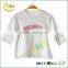 100 Cotton white blank kids t shirt custom printing