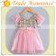 Hot Sale Design Party Dress Princess Sequins Toddler Tulle Lace Tutu Party Wear Western Dress From China