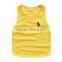 Wholesale summer sleeveless cotton boys casual children tops