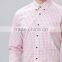New design men casual shirts fancy plaid design wholesale clothing