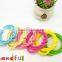 Small Open Circle Baby Bracelet Infant Teether Round Plastic Teething Ring