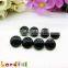 New Solid Black Craft Felting Doll Small Soft Wool Toy Safety Glass Toy Eyes