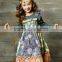cute baby stripe ruffle boutique plain kids outfit