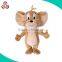 wholesale plush mouse stuffed animal toy with clothes and hat