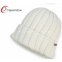 Multi Color 100% Acrylic Beanie Winter Hats With Metal Logo On Front