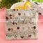 Kawaii Cotton Fabrics Lady Women's Coin Purse PAD Case Pocket Coin Bag Sanitary Napkin Bag