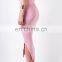 Wholesale Pink Jersey Long Maxi Skirt