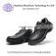 High quality black steel&leather steel toe safety shoes
