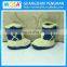 Handmade 100% Cotton Newborn Baby Boys Cowboy Boots Beige And Navy Blue Ready To Ship