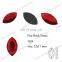 Horse eye shaped 17*32mm large flat back crystal stones for jewelry