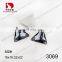 DZ-3069 triangle sew on rhinestones for garment accessories